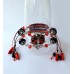 Jewellery set "Poppies Scarlett"