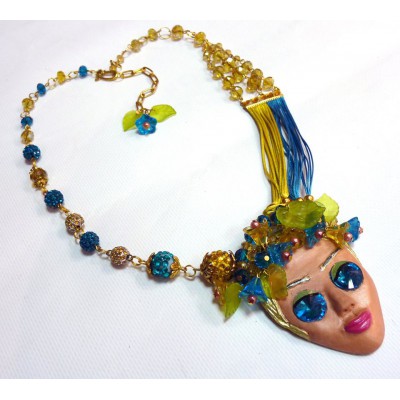 Necklace "Blond Girl"