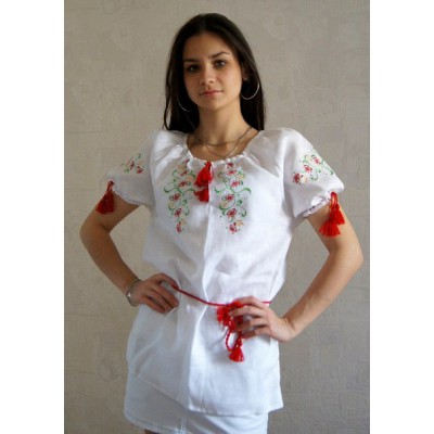 Embroidered blouse "Wild flower"