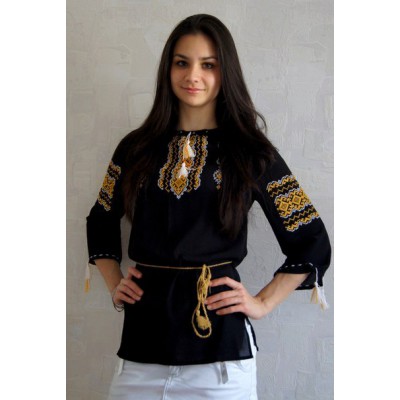 Embroidered blouse "Golden Autumn"