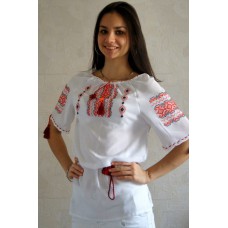 Embroidered blouse "Bonfire"