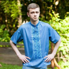 Embroidered shirt "Ukrainian Denim"