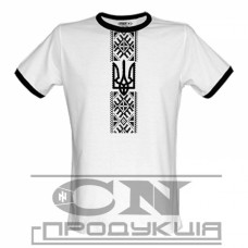 Embroidered t-shirt for man "Black&White"
