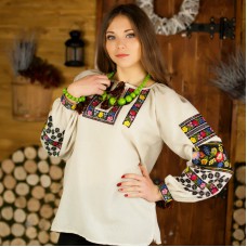 Embroidered blouse "Whisper of Spring"