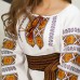 Embroidered blouse "Golden Glimpse"