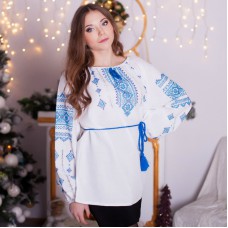 Embroidered blouse "Magic Clouds"