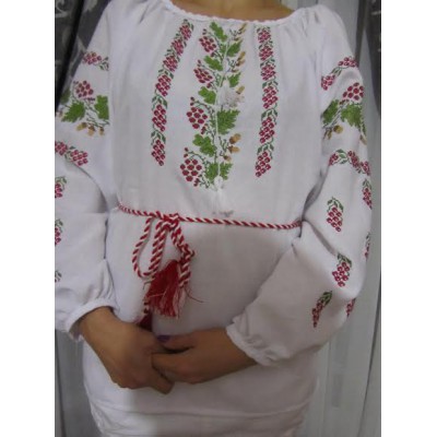 Embroidered  blouse "Stylish Grapes"