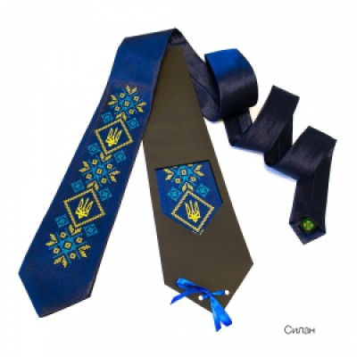 Embroidered tie for men "Sylan"