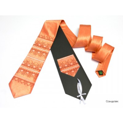 Embroidered tie for men "Sontselik"