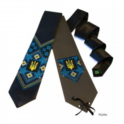 Embroidered tie for men "Shcheck 2"