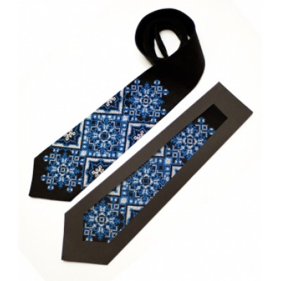 Embroidered tie for men "Gleb"