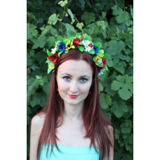 Ukrainian Wreath "Double Flowers"