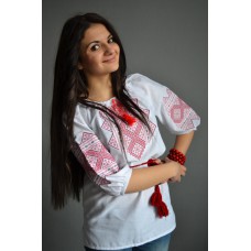 Embroidered  blouse "Petals of Tulip"