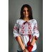 Embroidered  blouse "Red Grapes"