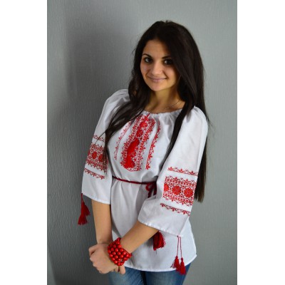 Embroidered  blouse "Summer Vacations"