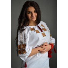 Embroidered  blouse "Golden Ornament"