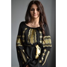 Embroidered  blouse "Lace Gold"