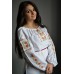 Embroidered  blouse "Country Side Orange"